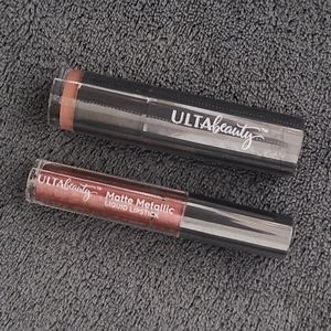 Ulta Beauty💄Luxe Lipstick and Matte Metallic Liquid Lipstick Duo